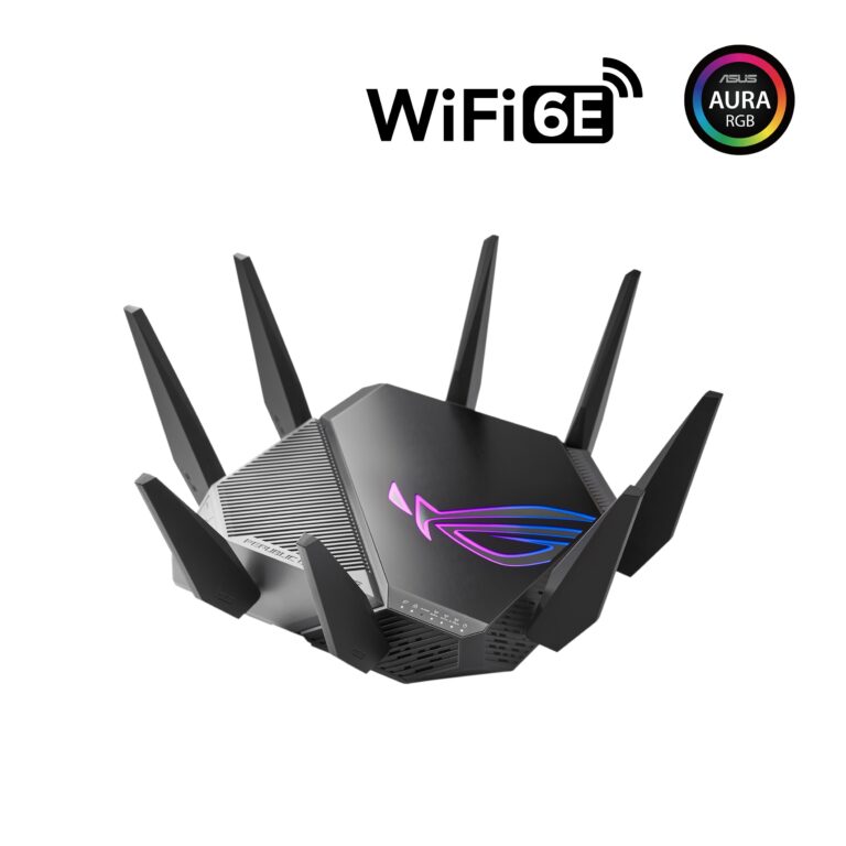 ASUS ROG Rapture GT-AXE11000 Tri-band WiFi 6E Extendable Gaming Router, 6GHz Band, 2.5G Port, Triple-level Game Acceleration, VPN Fusion, Subscription-free Network Security, AiMesh Compatible - Image 4