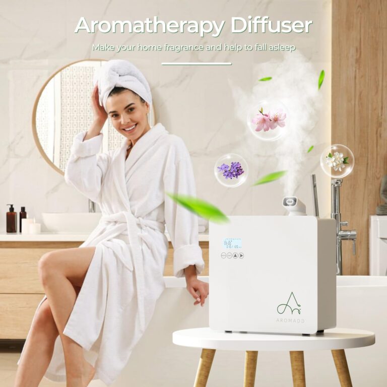 2025 Upgraded 3500 Sq.Ft Smart Scent Machine - HVAC System, Whole House Aroma & Hotel Collection Diffuser, Waterless Essential Oil Diffuser for Home, Office, 600ML Capacity, Cold Air Tech (White) - Image 2