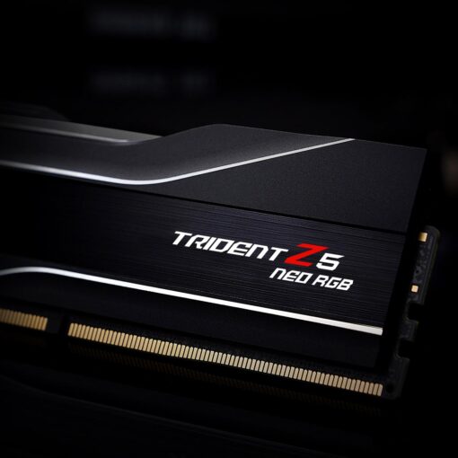 G.SKILL Trident Z5 Neo RGB Series (AMD Expo & Intel XMP 3.0) DDR5 RAM 64GB (2x32GB) 6000MT/s CL36-36-36-96 1.35V Desktop Computer Memory U-DIMM - Matte Black (F5-6000J3636F32GX2-TZ5NR) - Image 2