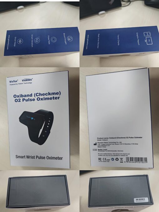 Wellue O2 Pulse Oximeter with Smart Reminder | Blood Oxygen Saturation Monitor for SpO2 and Heart Rate Tracking Continuously, Bluetooth Finger Ring with Free APP &PC Report - Image 2