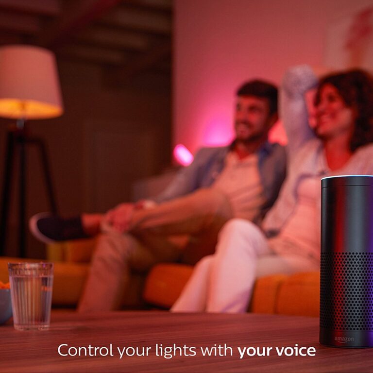 Philips Hue White and Color Ambiance A19 60W Equivalent LED Smart Bulb Starter Kit (3 A19 Bulbs and 1 Hub Compatible with Amazon Alexa Apple HomeKit and Google Assistant), (Model: 464479) - Image 9