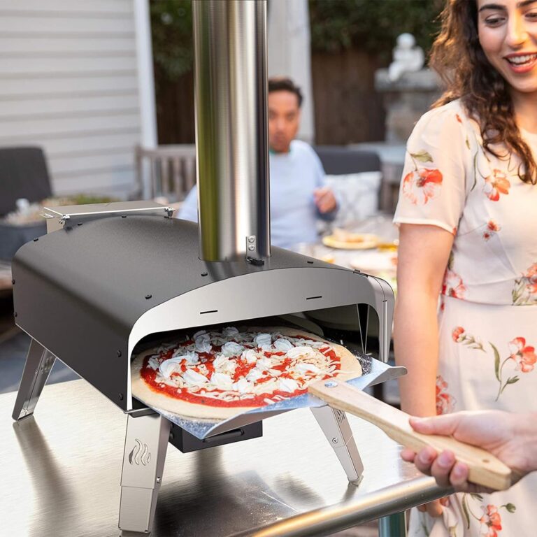 Mimiuo Outdoor Pizza Oven Wood Pellet Fired Pizza Stove with Automatic Rotating System, Pizza Stone, Pizza Peel and Carry Bag (Tisserie W-Oven Series) - Global Patent - Image 5