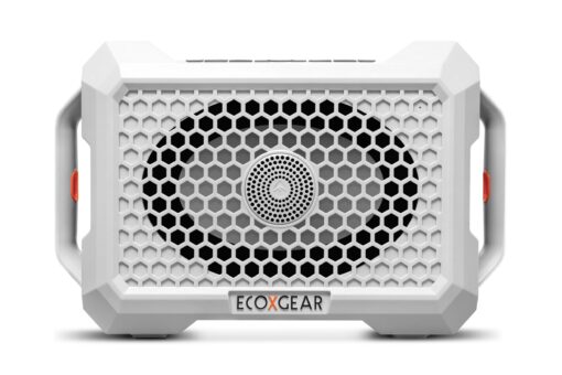 ECOXGEAR Defender: Outdoor Portable Bluetooth Speaker, 121dB Massive Sound, Waterproof and Drop Proof, with LED Party Lights, Pair up to 100, 25+ Hours Playtime (Whitewater)