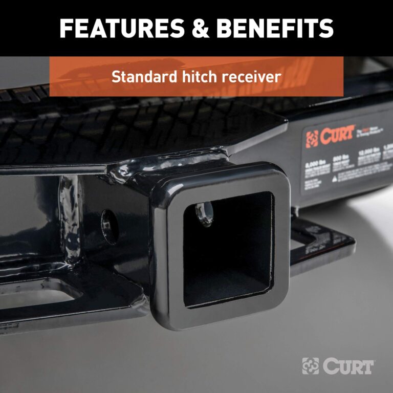 CURT 13433 Class 3 Trailer Hitch, 2-Inch Receiver, Fits Select Chevrolet Traverse, Buick Enclave, Black - Image 6