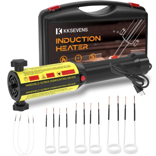 Induction Heater Bolt 1200W 110V,Induction Bolt Heater Removal Tool Kit with 8 Coils for Rusty Screw Removing