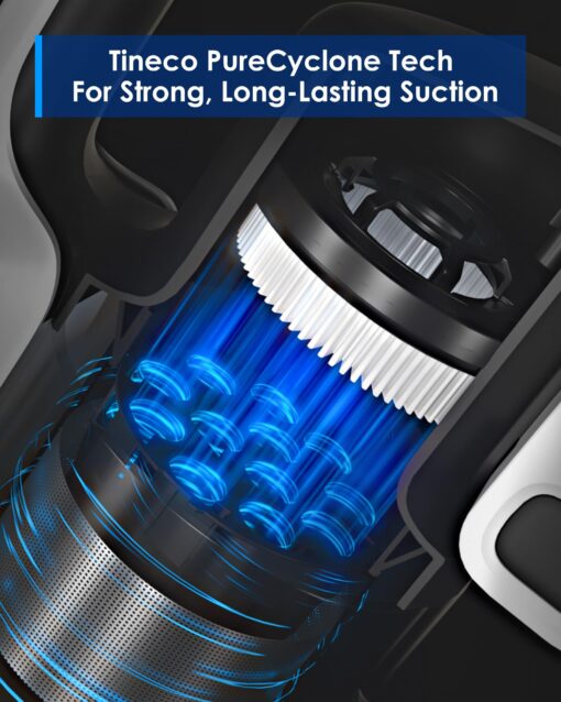 Tineco A30S Cordless Stick Vacuum Cleaner, 160W Powerful Suction, 60 Minutes Runtime, 1L Larger Dustbin, Rechargeable Lightweight and Versatile ZeroTangle Brush PureCyclone Tech LED Headlight - Image 5
