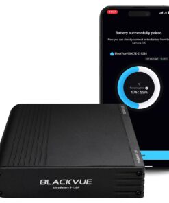 Blackvue Ultra Battery B-130A | Fast Charging Dash Cam Battery Pack, Up to 30 Hours Parking Mode, 12V/24V, USB Power, Smart App & Cloud Monitoring