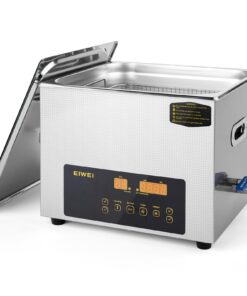 EIWEI 15L Ultrasonic Cleaner Dual-Frequency Professional Digital Stainless Steel Cleaning Machine with Heater Timer for Carburetor, Parts, Circuit Board, Glasses, Denture, Jewelry