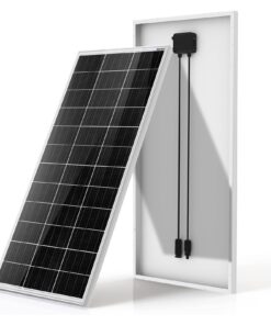 ECO-WORTHY 195 Watt Solar Panel 12 Volt Monocrystalline Solar Panel High Efficiency PV Module Power Charger for Sunsheds, Canopies, RVs, Farms and Other Off-Grid Applications