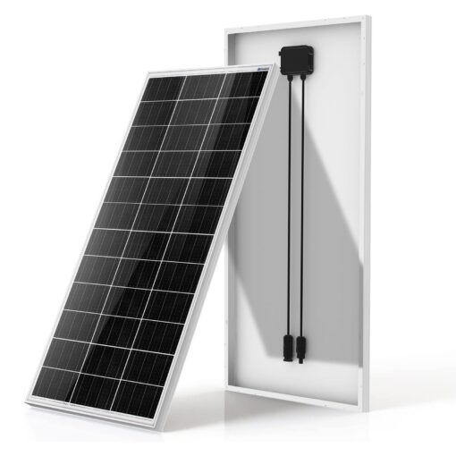 ECO-WORTHY 195 Watt Solar Panel 12 Volt Monocrystalline Solar Panel High Efficiency PV Module Power Charger for Sunsheds, Canopies, RVs, Farms and Other Off-Grid Applications