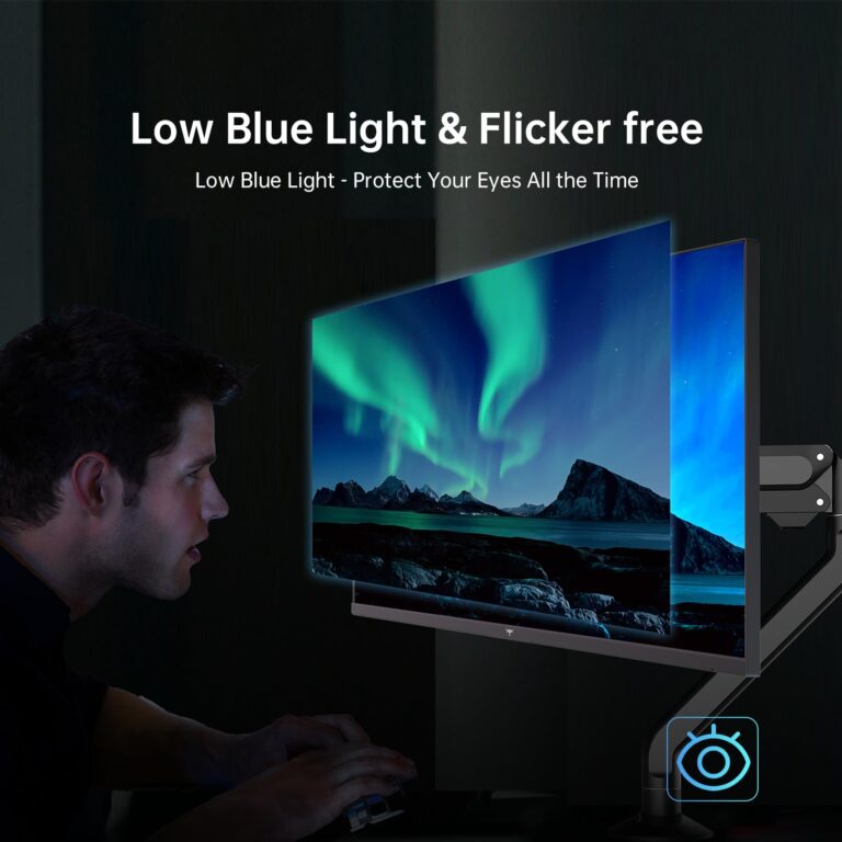 KTC 32 Inch 2K Monitor, 1440P IPS Computer Monitor, 100Hz Frameless QHD PC Monitor for Office & Gaming, Eye Care, G-Sync/FreeSync, 109% sRGB, HDR, HDMI/DP, Tilt Adjustable, VESA Mountable, H32T13 - Image 3