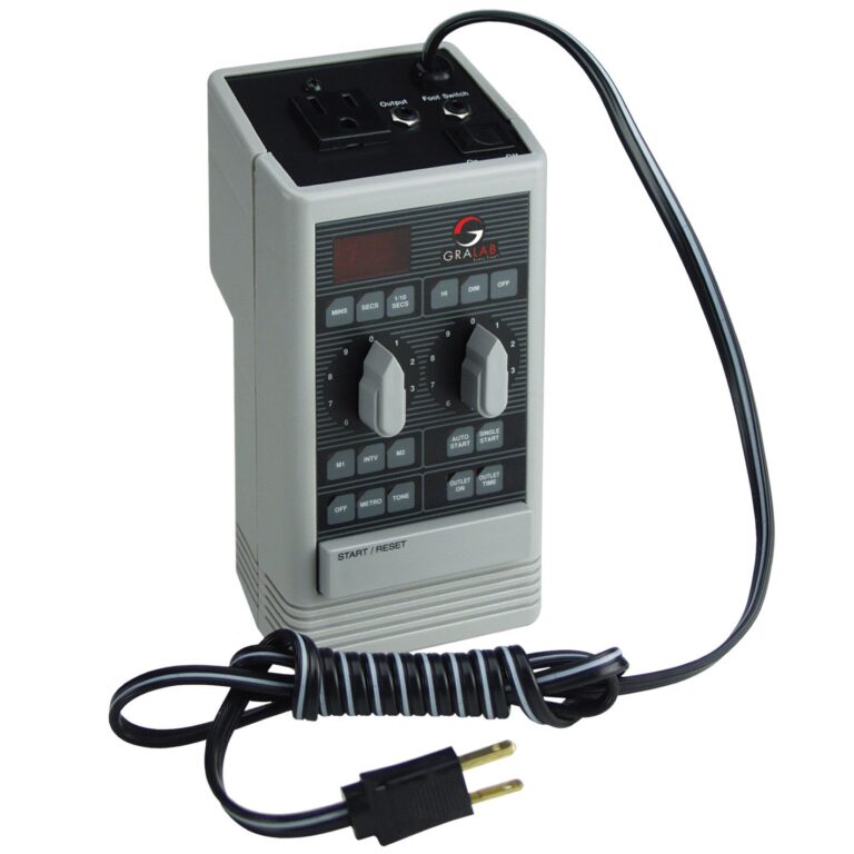 GraLab Model 451 High-Accuracy Digital Electronic Timer, +/-0.01% Accuracy