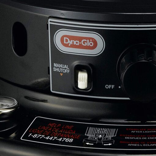 Dyna-Glo WK24BK 23,800 BTU Indoor Kerosene Convection Heater, Black - Image 9