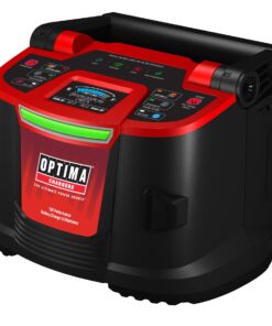 OPTIMA D1200+ 12 Volt Performance Battery Charger and Maintainer for 12v Starting Batteries Including OPTIMA Hypercore Lithium, AGM and Flooded Batteries