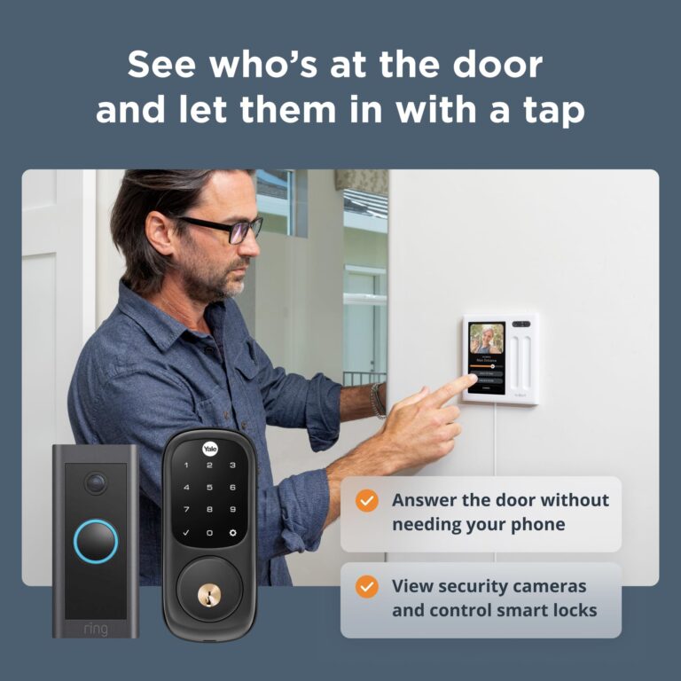 Brilliant Smart Home Control (Plug-In Panel) — Alexa Built-In & Compatible with Ring, Sonos, Hue, Google Nest, Wemo, SmartThings, Apple HomeKit — In-Wall Touchscreen Control for Lights, Music, & More - Image 4