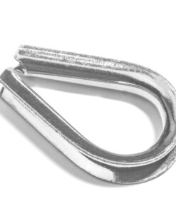 Premier Stainless Solutions Heavy Duty Stainless Steel Thimbles for 7/8” Cables, T316 Marine Grade – Lot of 10