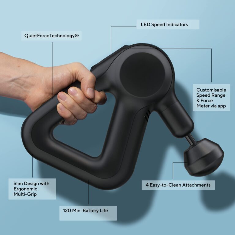 TheraGun Prime Quiet Deep Tissue Therapy Massage Gun - Bluetooth Enabled, Electric Percussion Massage Gun & Personal Massager for Pain Relief in Neck, Back, Leg, Shoulder and Body (Prime G4) - Image 8