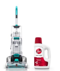 Hoover SmartWash+ Automatic Carpet Cleaner Machine, for Carpet and Upholstery, FH52000 + 64 oz Everyday Carpet Cleaner Solution, Deep Cleaning Carpet Shampoo, AH31924