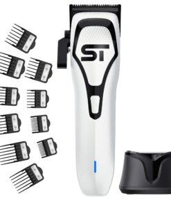 Supreme Trimmer Darkstar 72 Clipper with Magnetic Vector Motor | 180 Min Run Time, 9000 RPM Barber Hair Clipper | Low Noise, Professional Clipper DLC Blades | STC72