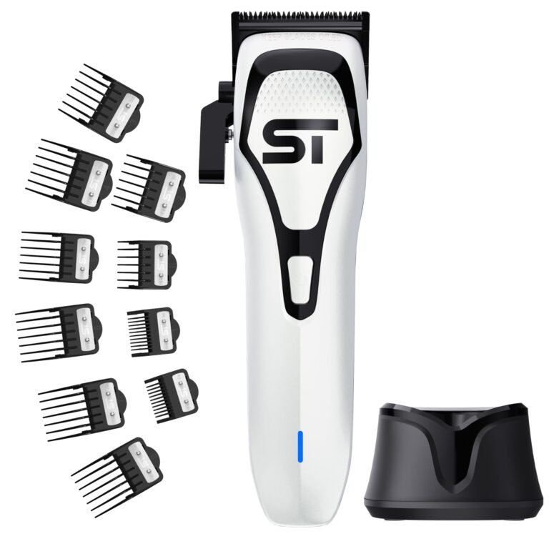 Supreme Trimmer Darkstar 72 Clipper with Magnetic Vector Motor | 180 Min Run Time, 9000 RPM Barber Hair Clipper | Low Noise, Professional Clipper DLC Blades | STC72