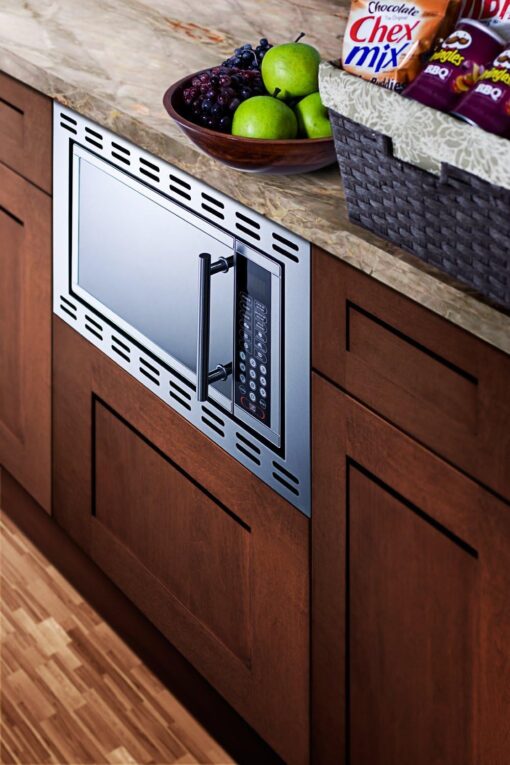 Summit 24” Over The Range Microwave, 0.9 cu.ft. Built In Microwave, Stainless Steel- OTR24 - Image 5