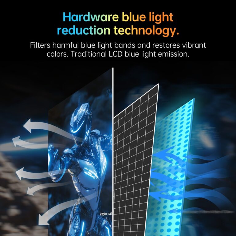 KTC Monitor 27-inch White Gaming Monitor WQHD (2560x1440) Fast IPS, 300Hz (Supports 320Hz via Overclocking) 1ms 144% sRGB High Brightness 450cd/㎡, Low Blue Light, Flicker-Free, 2 x HDMI, 1 x DP H27E6 - Image 5