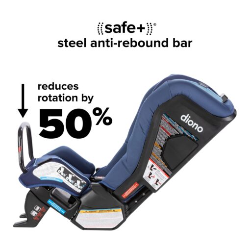 Diono Radian 3RXT SafePlus, 4-in-1 Convertible Car Seat, Rear and Forward Facing, SafePlus Engineering, 3 Stage Infant Protection, 10 Years 1 Car Seat, Slim Fit 3 Across, Blue Surge - Image 7