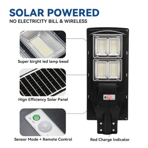 LANGY Solar Street Lights 2PACK (2PACK 12000LM) - Image 6