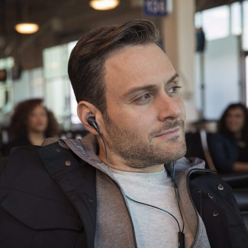 Bose QuietComfort 20 Acoustic Noise Cancelling Headphones, Compatible with Apple Devices, Black (Renewed) - Image 2