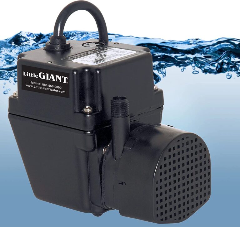 Little Giant 2E-38N-WG In-line/Submersible 300 GPH, 1/40 HP, 115 Volt Manual Small Oil-filled Aluminum Pump with 15-ft. Cord, Black, 502375 - Image 9