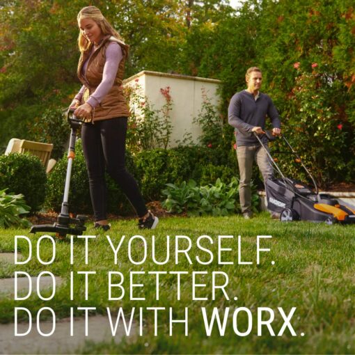 Worx Edger & Trimmer Lawn Tool Bundle - Electric Edger (12 Amp, 7.5") + Cordless String Trimmer/Edger (20V, 12") - Image 6