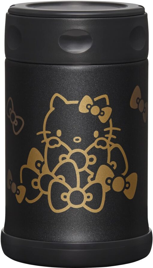 Zojirushi NS-RPC10KTWA Automatic Rice Cooker & Warmer, 5.5-Cup, White & SW-EAE50KTBA Stainless Steel Food Jar, 17-Ounce, Hello Kitty Collection Black - Image 4