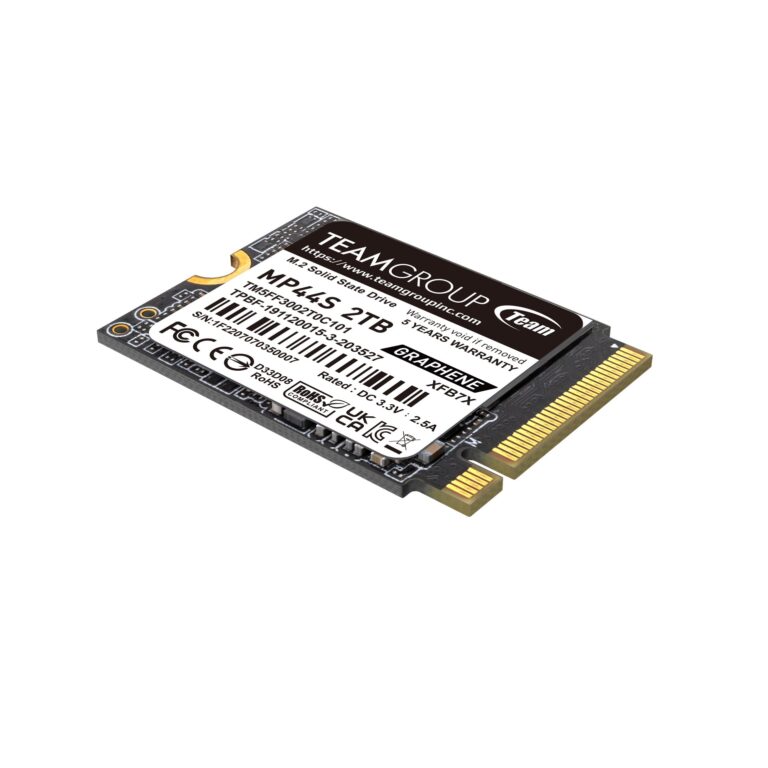 TEAMGROUP MP44S SSD 2TB SLC Cache Gen 4x4 M.2 2230 PCIe 4.0 NVMe Steam Deck ASUS ROG Ally Mini PCs R/W Speed up to 5000/3500 MB/s TM5FF3002T0C101 - Image 8