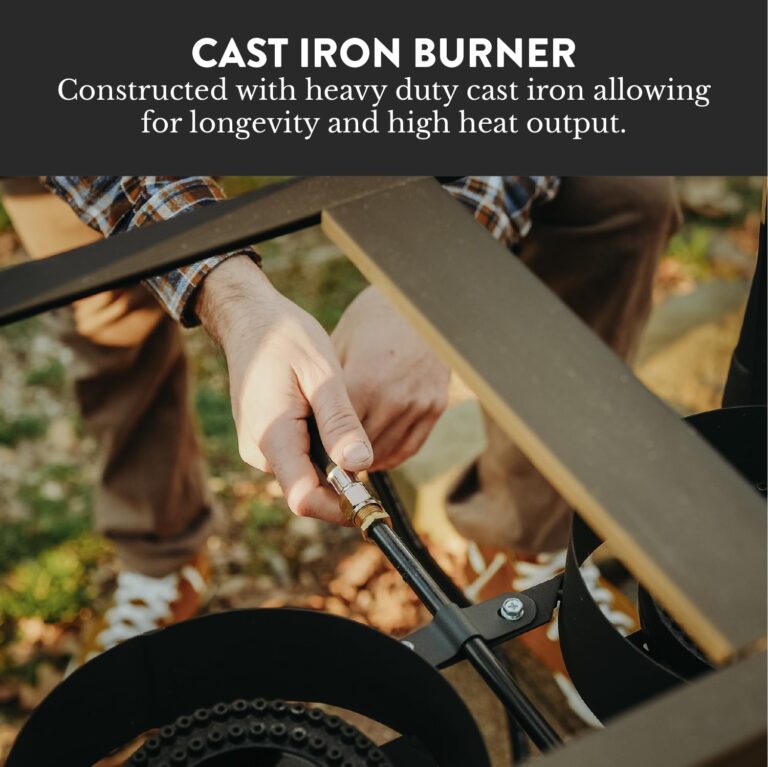 GasOne Outdoor Propane Deep Fryer - Double Burners, 16 Qt Stainless Steel, Removable Baskets & Lids, Oil Fryer Cart with Thermometer & Regulator - Perfect for Outdoor Cooking & Commercial Use - Image 3