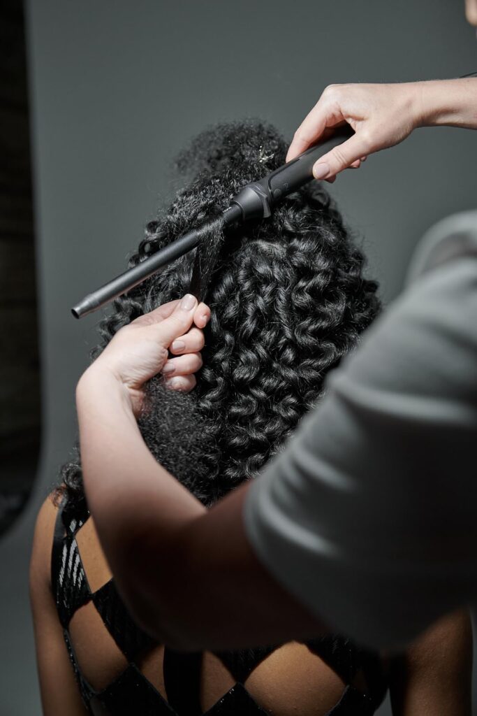 ghd Thin Wand Hair Curler ― 0.5" Hair Curler Wand with Safer-for-Hair Styling Tool Temperature, Perfect Curling Wand to Create Tight Curls in Seconds with All Day Curl Hold ― Black - Image 3