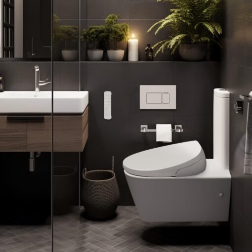 Electric Bidet Toilet Seat, Elongated V-shaped Heated Bidet with Dryer and Warm Water, Rear and Front Washing, Self-Clean Nozzle,Soft Close Toilet Seat with Remote Control, LED light and Deodorization - Image 7