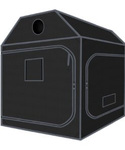 5x5 Grow Tent, 60"x60"x72" Roof Cube Plant Grow Tent, Indoor Growing Tent with Observation Windows, Lightproof Roof Cube Tent with Floor Tray, Mylar Hydroponic Tent