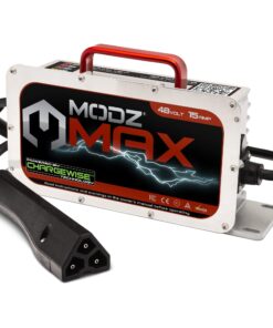 MODZ Max48 15 AMP EZGO RXV & TXT 48 Battery Charger for 48 Volt Golf Carts