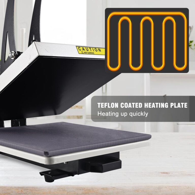 ColorSub Heat Press 15x15 inch Industrial Quality Heat Press Machine with Slide Out Drawer, Heat Press Machine for T Shirts, White - Image 5