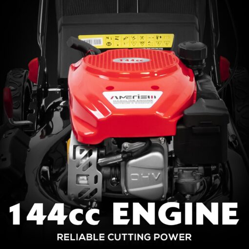 AMERISUN Gas Lawn Mower, 21" with 144cc 4-Cycle OHV Engine 3-in-1 Walk-Behind Push Lawn Mower (AV8621P1) - Image 7