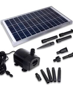 Solariver - Solar Water Pump Kit, Sun-Powered Submersible Water Fountain Outdoor Feature, 470+ GPH with 40-Watt Solar Panel (18V), Fountain Pump for Pond, Water Aeration, Hydroponics & Aquaculture