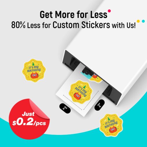 Liene PixCut S1 Photo Sticker Printer Creator Pack - All-in-One Sticker Maker Machine for DIY Crafts, Custom Labels & Gifts, Thermal Dye-Sublimation, 300 DPI Prints, Precise AI Auto-Cutting - Image 4