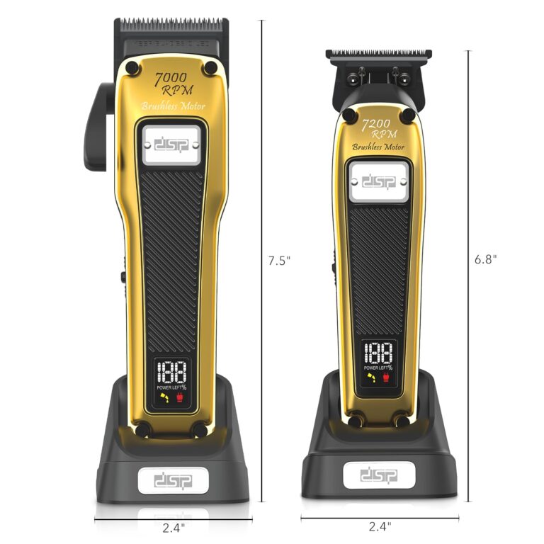 DSP Hair Clipper for Men Professional, BLDC Motor & DLC Coated Detachable Blade, Cordless Hair Trimmer Set for Barber with Charging Base, Men Hair Product Gift Set - Image 4