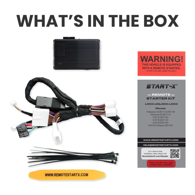 Start-X Remote Starter for Select Mazda 3 (2014-18) | Mazda 6 (2014-21) | CX-3 (2016-22) | CX-5 (2013-25) | CX-9 (2016-23) | MX-5 Miata 2016-23 | Plug N Play | Press Lock Unlock Lock to Remote Start - Image 3