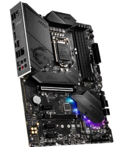 MSI MPG Z490 Gaming Plus Gaming Motherboard (ATX, 10th Gen Intel Core, LGA 1200 Socket, DDR4, CF, Dual M.2 Slots, USB 3.2 Gen 2, 2.5G LAN, DP/HDMI, Mystic Light RGB)