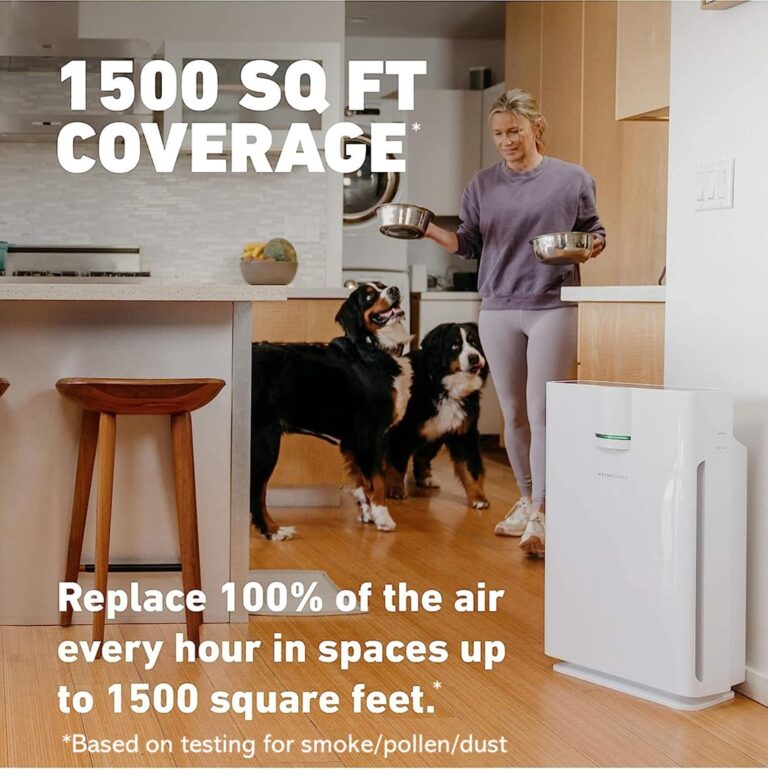 HATHASPACE HSP002 True HEPA Air Purifier for Home, Removes 99.9% of Dust, Smoke, Pet Dander, Odors, VOCs, Covers Up to 1500 Sq. Ft, Quiet Air Cleaner with Smart Sensor for Bedroom & Large Rooms - Image 5