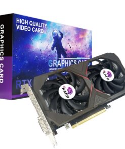 KAER Gaming GeForce RTX 2060 6GB GDRR6 192-Bit HDMI/DP/DVI 1680MHz Dual Fans ray-tracing Graphics Card