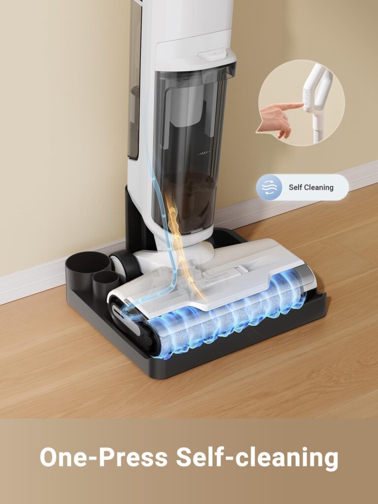 DREAME K10 Wet Dry Vacuum Cleaner, Cordless Vacuum Mop with Self-Washing, 8.38lbs Lightweight Floor Washer, 30min Runtime, Edge Cleaning Great for Hardfloor, Specially Designed Twin Scraper - Image 6