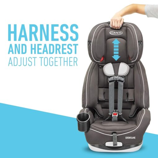 Graco Grows4Me 4-in-1 Car Seat, Convertible Infant to Toddler Car Seat and Booster, West Point Design, for 10 Years of Safe, Comfortable Journeys - Image 3