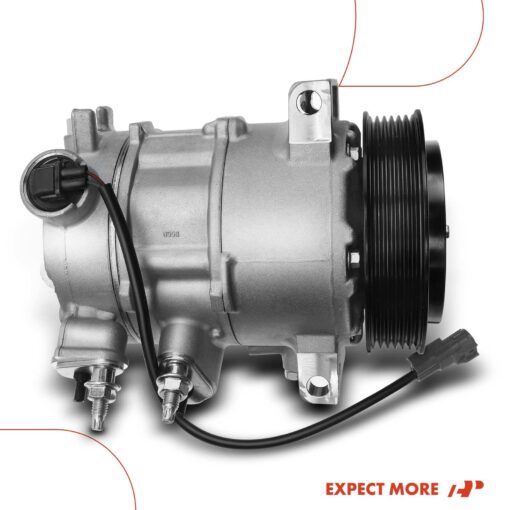A-Premium Air Conditioner AC Compressor with Clutch Compatible with Jeep Compass Patriot 2009-2017 & Dodge Caliber 2009-2012, 1.8L 2.0L 2.4L - Image 2